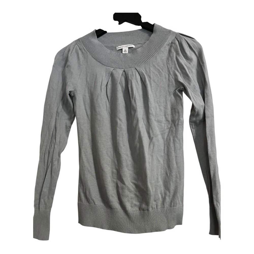 EUC Banana Republic Heather Gray Sweater Women’s Size XS